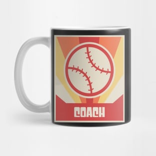 Vintage 70s Baseball Coach Mug